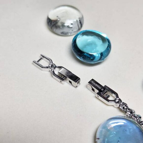 Swarovski Emily Tennis Bracelet Round Crystals Rhodium Plated NWOT NIB - Picture 5 of 6